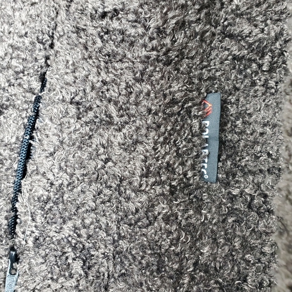 Black Diamond Teddy bear fleece front zip jacket size medium - Picture 3 of 9